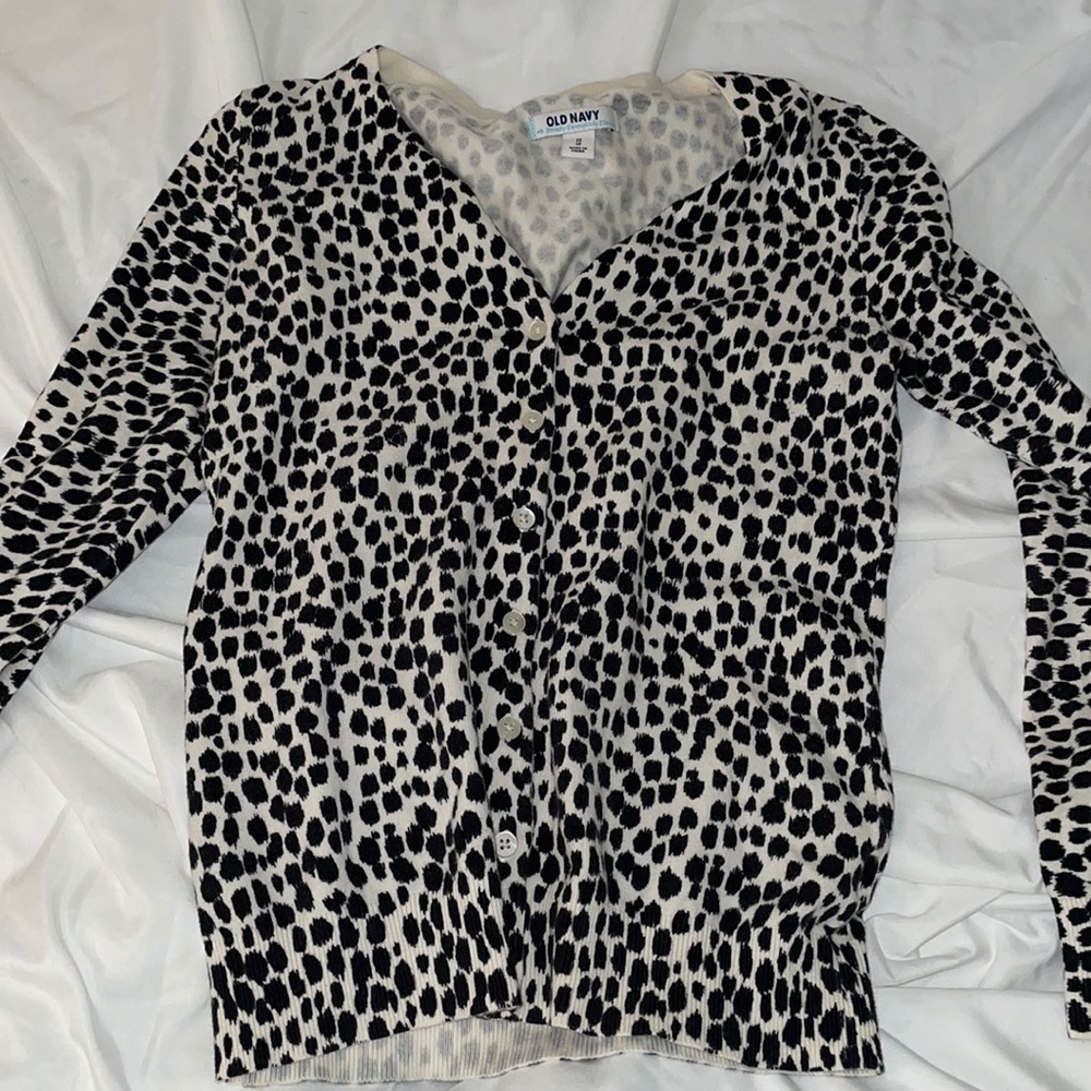 OldNavy, Womens XS cheetah print cardigan